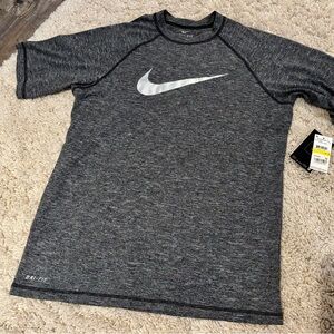Nike Men's Heather Gray Dri-FIT Tee
